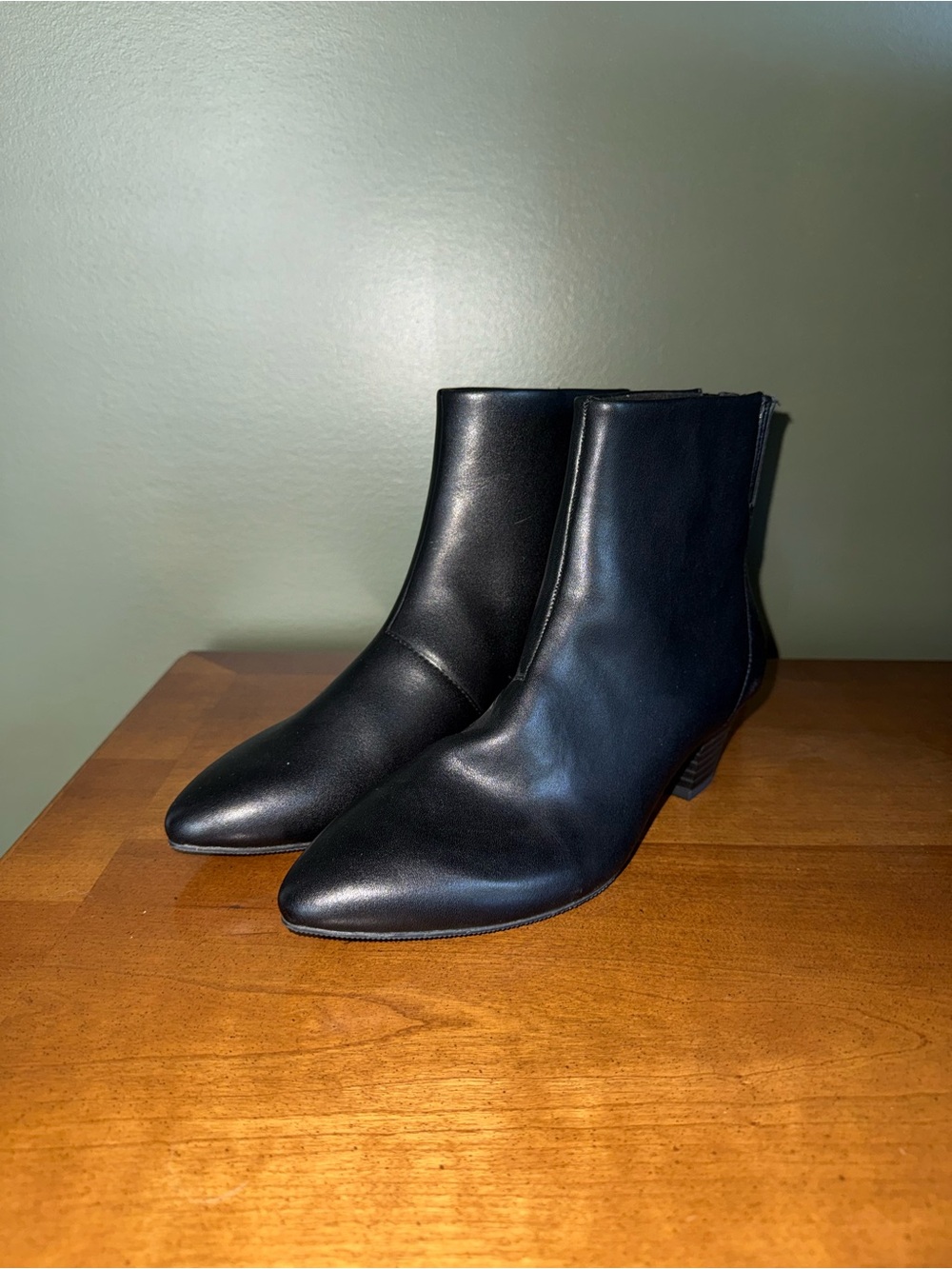 Clarks Classic Black Leather Women's Ankle Boots